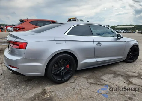 2018 Audi A5 Premium Plus S-Line z USA, uszkodzony, nr VIN WAUTNAF52JA005233